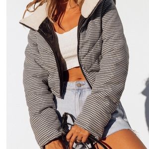 Princess Polly- The Keir Jacket Black/White